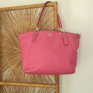 Coach Hot Pink Colette style Bag Tote